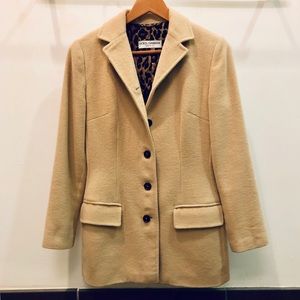 Vintage Dolce & Gabbana Angora Camel Coat